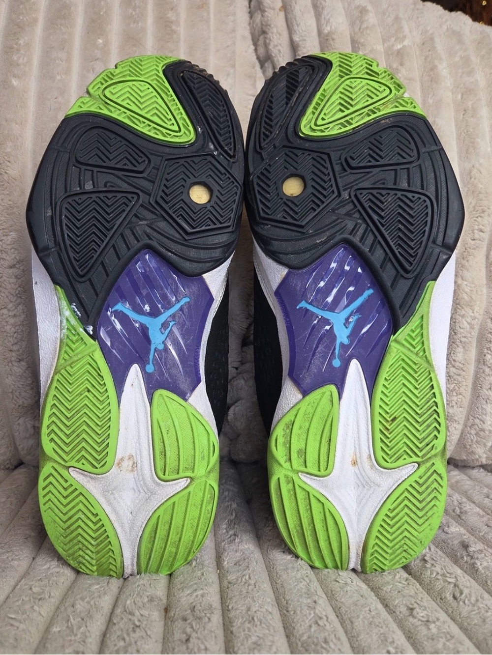Nike Air Jordan CP3.VII Bel Air Basketball Shoes Black Purple Neon Size 11 - Picture 7 of 11